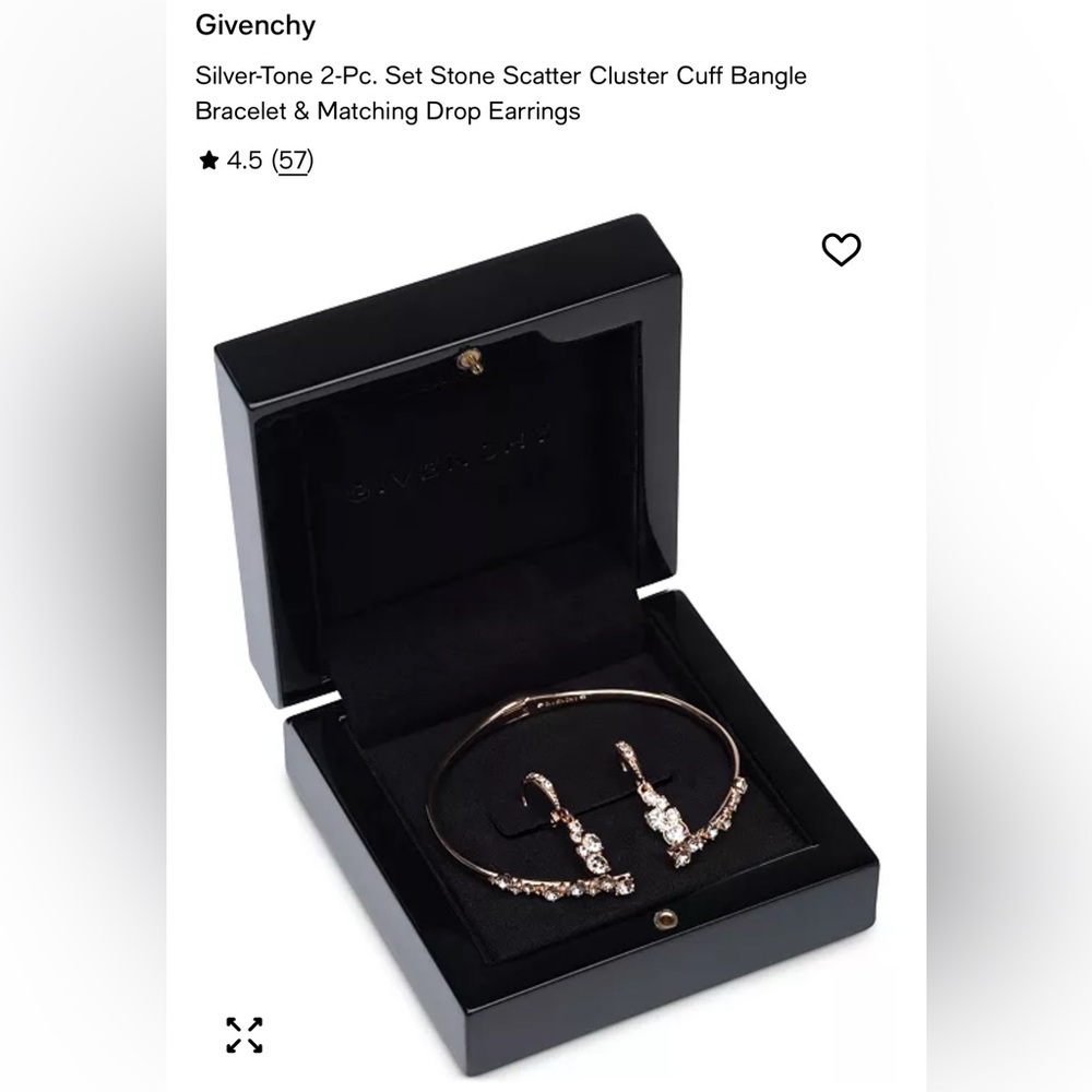 Givenchy Bangle and Earring Set